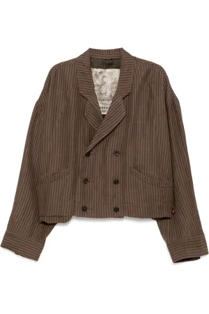 ZIGGY CHEN Blazer à coupe crop