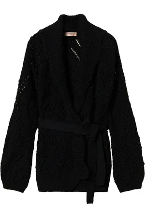 Twin-Set Cardigan à ceinture nouée