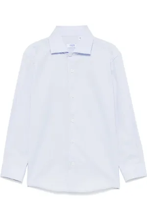 SIOLA Chemise en soie à logo jacquard