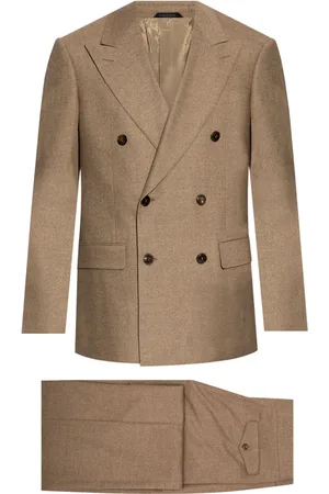 Giorgio Armani Costume en laine à veste croisée