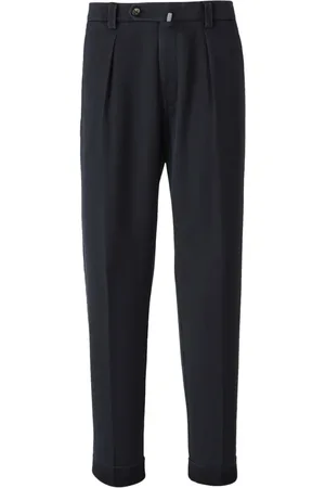 Berwich Pantalon fuselé à taille ceinturée