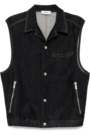 SYSTEM Veste en jean à design sans manches