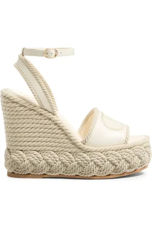 VALENTINO GARAVANI Sandales compensées VLogo Torchon 130 mm