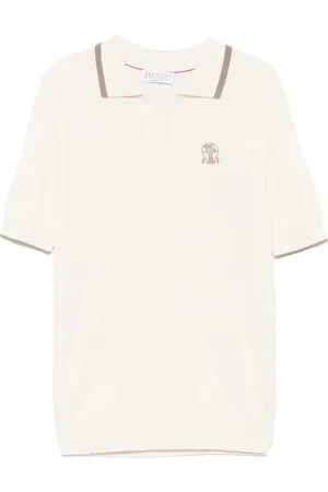 Brunello Cucinelli T-shirt en maille nervurée