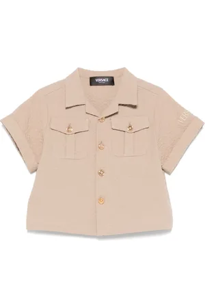 VERSACE Chemise en seersucker