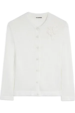Jil Sander Cardigan à détails brodés