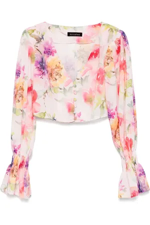 ACTUALEE Blouse à fleurs imprimées