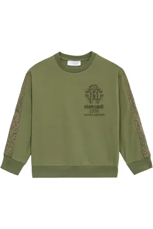 Roberto Cavalli Sweat à logo brodé