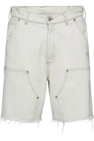Maison Margiela Short en jean à numéro signature