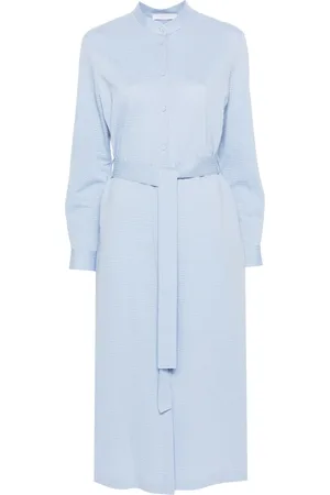 Harris Wharf London Robe mi-longue à taille ceinturée