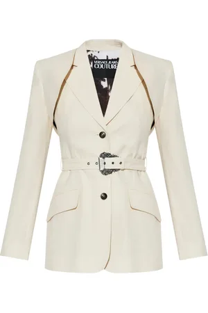 VERSACE Blazer à taille ceinturée