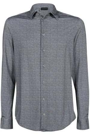 Emporio Armani Chemise à motif pied-de-poule