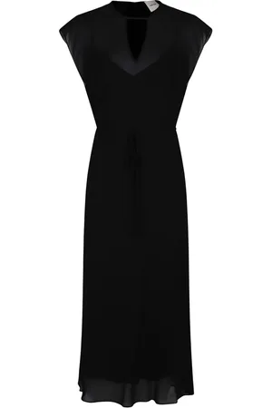 Calvin Klein Robe mi-longue à effet de transparence