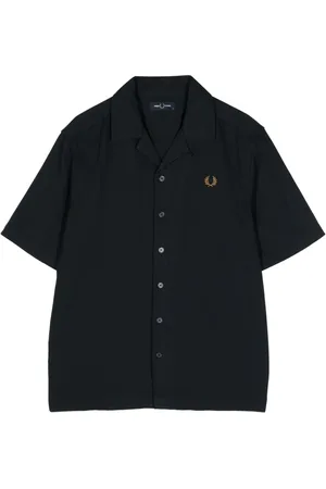 Fred Perry Chemise en coton à logo brodé