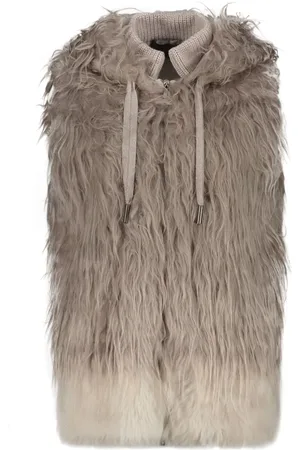 LORENA ANTONIAZZI Gilet en fourrure d