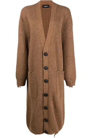 Dsquared2 Cardigan en maille à effet usé