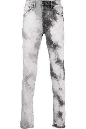 Purple Brand Jean slim à motif tie dye