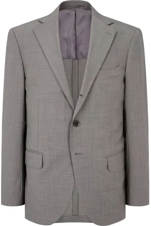 MAN ON THE BOON. Blazer en laine à simple boutonnage