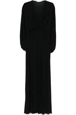 Serafini Robe longue à col v
