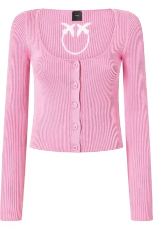 Pinko Cardigan crop à design nervuré