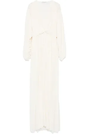 Serafini Robe longue à col v