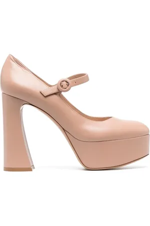 Gianvito Rossi Escarpins en cuir à plateforme 130 mm