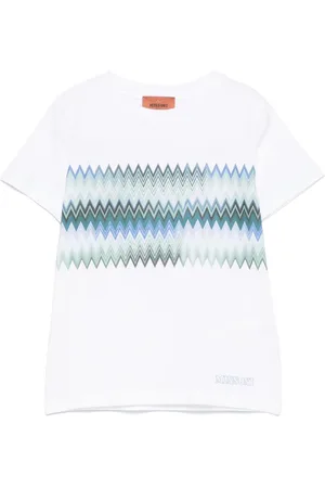 Missoni T-shirt à imprimé zigzag