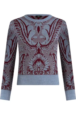Etro Veste en laine à fleurs en jacquard
