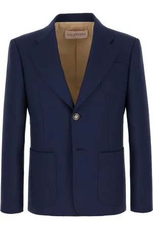 VALENTINO GARAVANI Veste en gabardine à simple boutonnage