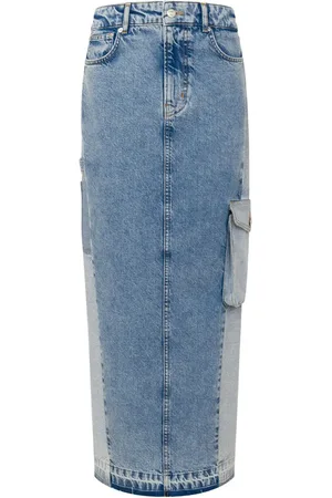Moschino Jupe en jean à coupe longue