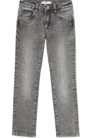 Philipp Plein Jean droit à détail appliqué