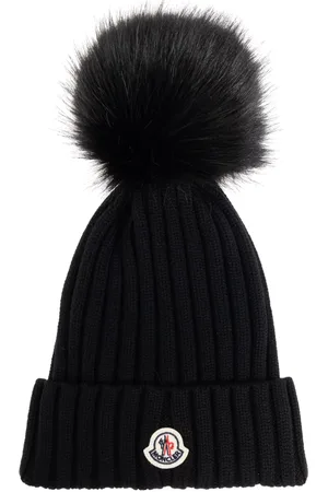 Moncler Bonnet en laine à pompon