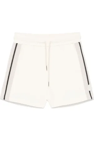 Moncler Short de sport à bords en maille