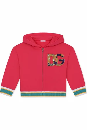 Dolce & Gabbana Hoodie zippé à patch logo