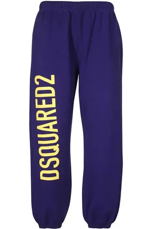 Dsquared2 Pantalon de jogging en coton à logo imprimé
