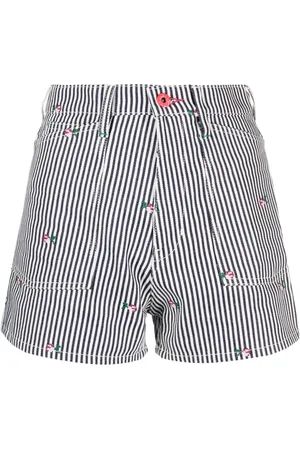 Kenzo Short rayé à taille haute