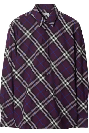 Burberry Chemise en coton à carreaux