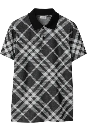 Burberry Polo en coton à motif Vintage Check