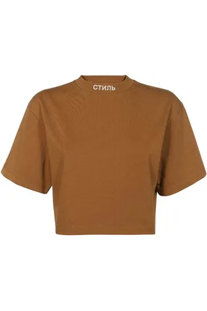 Heron Preston T-shirt à coupe crop