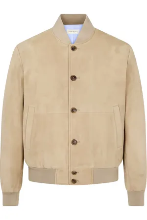 MAN ON THE BOON. Veste bomber en daim