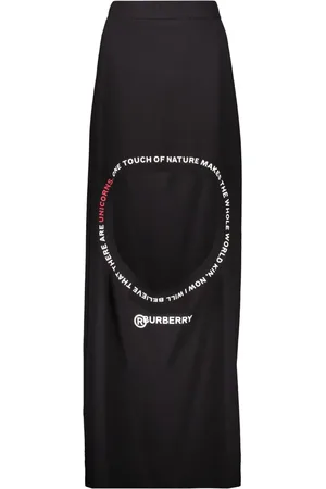 Burberry Jupe à logo imprimé