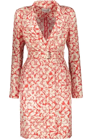 Lanvin Robe courte à fleurs