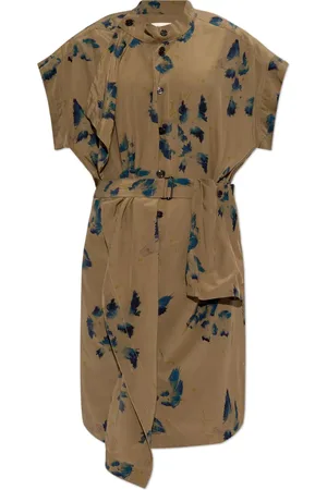 LEMAIRE Robe asymétrique à fleurs