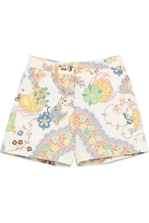 Etro Short à fleurs imprimées