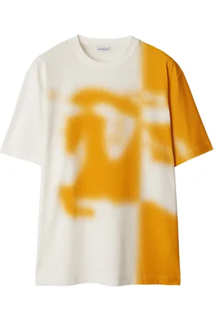Burberry T-shirt à design bicolore
