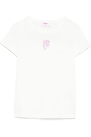 PUCCI Junior T-shirt à logo imprimé
