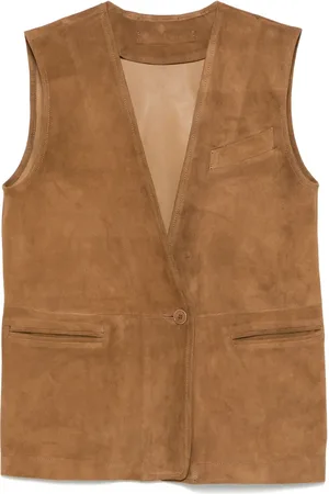 SALVATORE SANTORO Gilet en daim