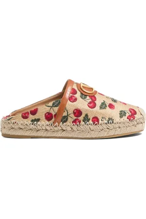 VALENTINO GARAVANI Espadrilles à motif Cherryfic 25 mm