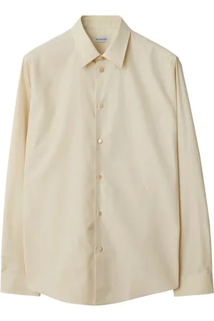 Burberry Chemise en coton à logo brodé