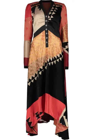 Etro Robe en soie mélangée
